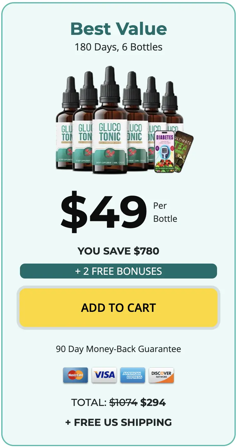 GlucoTonic GlucoTonic 6 bottles